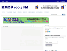 Tablet Screenshot of kmzu.com